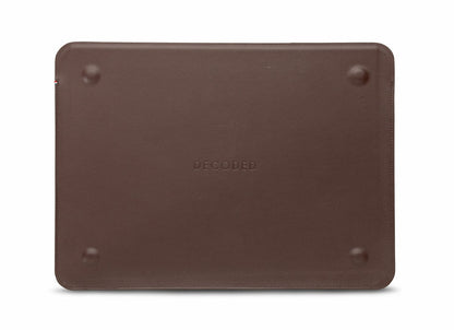 Decoded - Leather Frame Sleeve for Macbook 14 inch - Brown