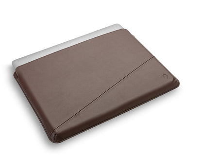 Decoded - Leather Frame Sleeve for Macbook 14 inch - Brown