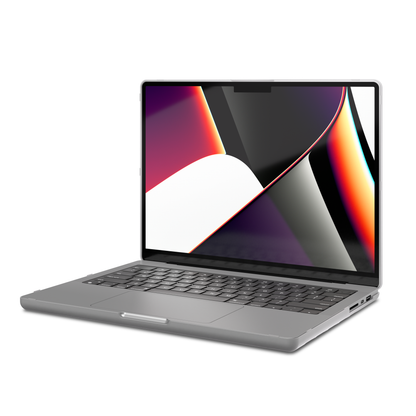 NEXT.ONE MacBook Hartschale passgenau für MacBook Pro 14" M1/M2/M3/M4 - Fog