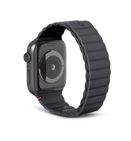 Decoded - Silicone Magnetic Traction Strap | Für Apple Watch 49/45/44/42mm | Charcoal