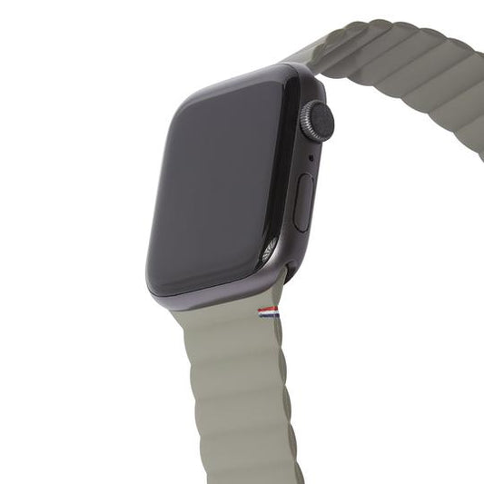 Decoded - Silicone Magnetic Traction Strap | Für Apple Watch 41/40/38mm | Olive